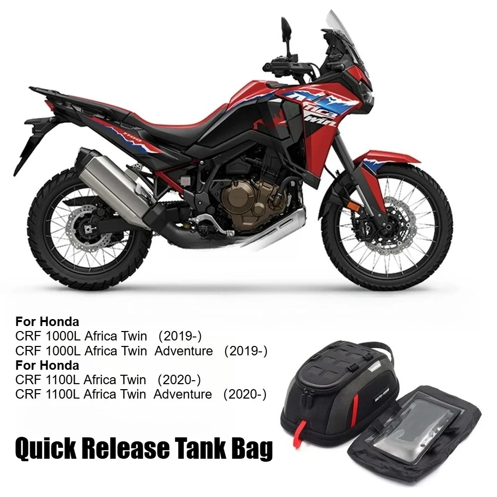 Для Honda CRF 1000L Africa Twin CRF1100L Africa Twin Adventure 2019-2025 Сумка для топливного бака Быстросъемная сумка для бака Магнитная сумка для бака