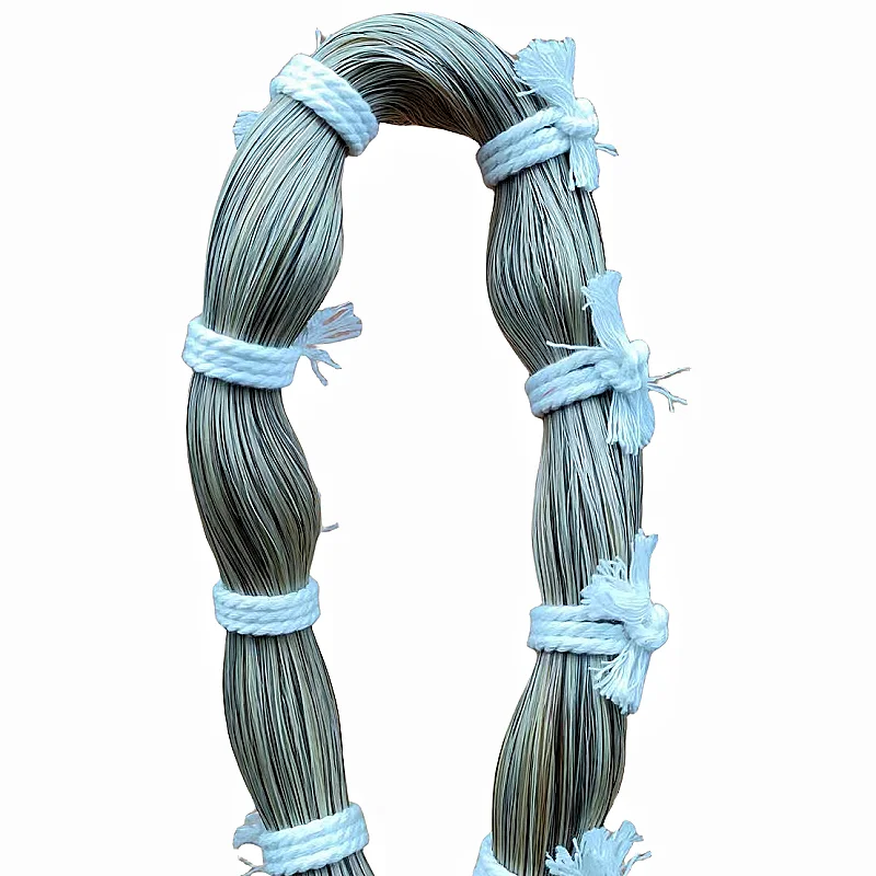 Real Mongolian Horse Tail Hair,250g Gray Horsehair Diy Horse Tail Extension Extended