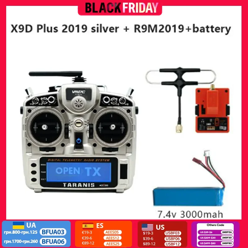 FrSky Taranis X9D Plus 2019 2.4GHz 24CH Transmitter with Latest ACCESS