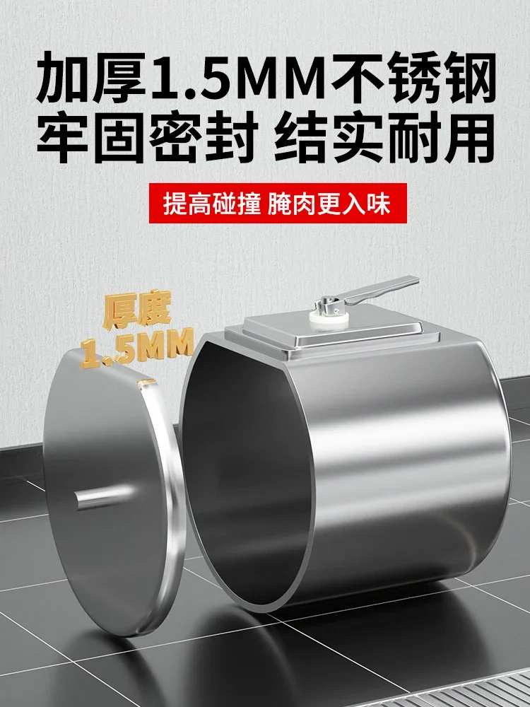 Vacuum rolling machine, meat product pickling machine, small fried chicken burger shop food equipment