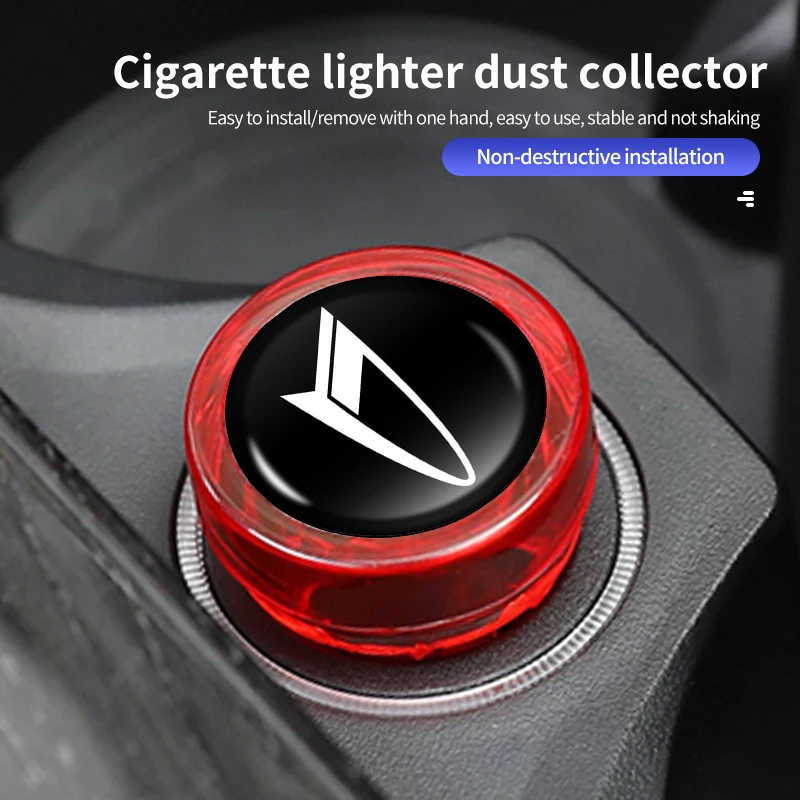 1PCS Universal Car Cigarette Lighter Cover Waterproof Anti Dust For Daihatsu Sirion Mira Materia Rocky Datsun D-Base D-R Copen