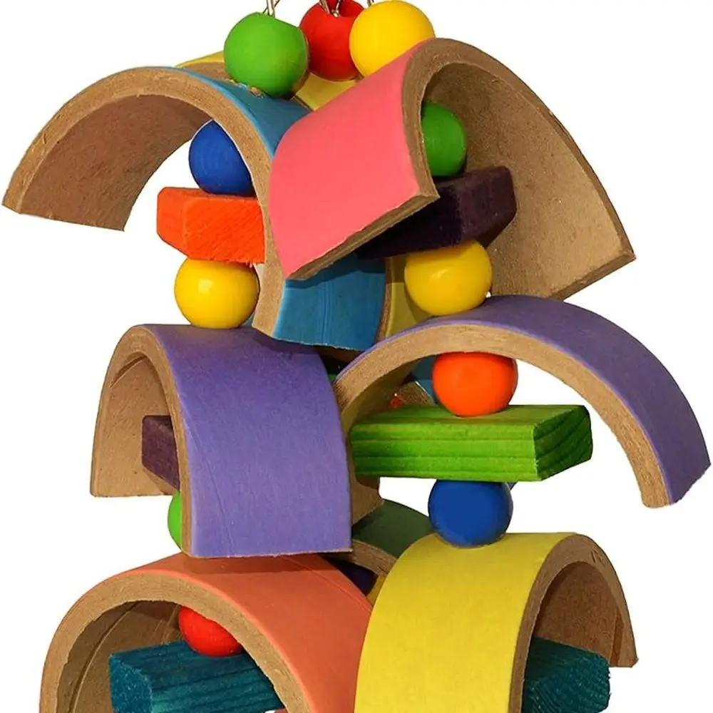 

Super Bird Creations SB970 Humdinger Bird Toy: Ideal Pet Parrot Toy for Large to XL Birds Like Macaws & Cockatoos - Bird Enterta