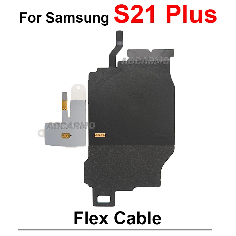 For Samsung Galaxy S20 S21 S22 Plus Ultra S21+ S21FE S20FE Wireless Charging Induction Coil + NFC Module Flex Cable Repair Parts