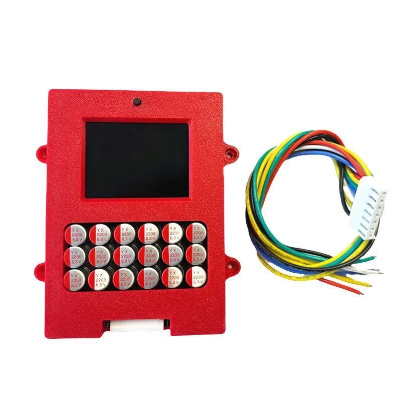 Heltecbms 6S Lifepo4 battery active balancer/Equalizer Lipo/LTO/Lithium titanate Battery voltage tester with voltage display