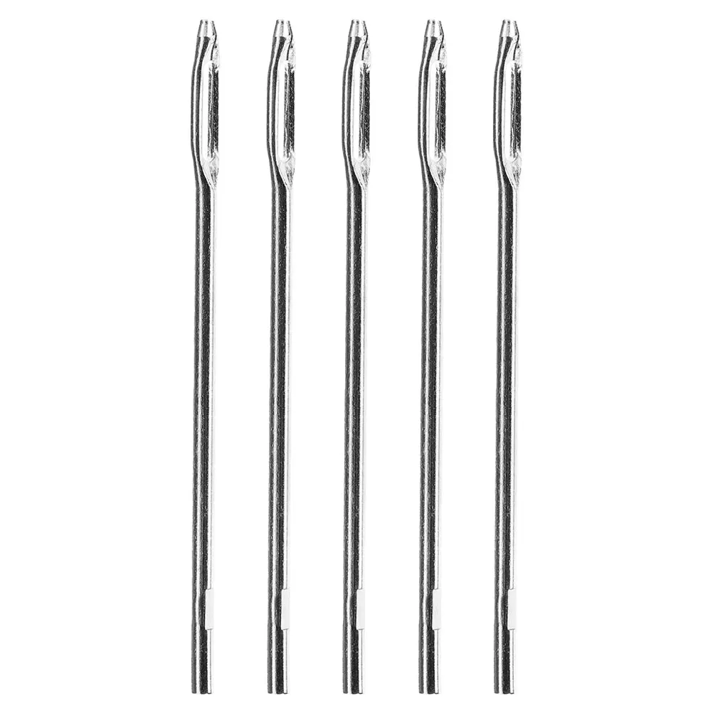 

5pcs Tire Repair Needle Glue Strip Plug Tool Depth Split Eye Needles Car Heavy Duty Plugs Automotive Repair Kit Firm Materials