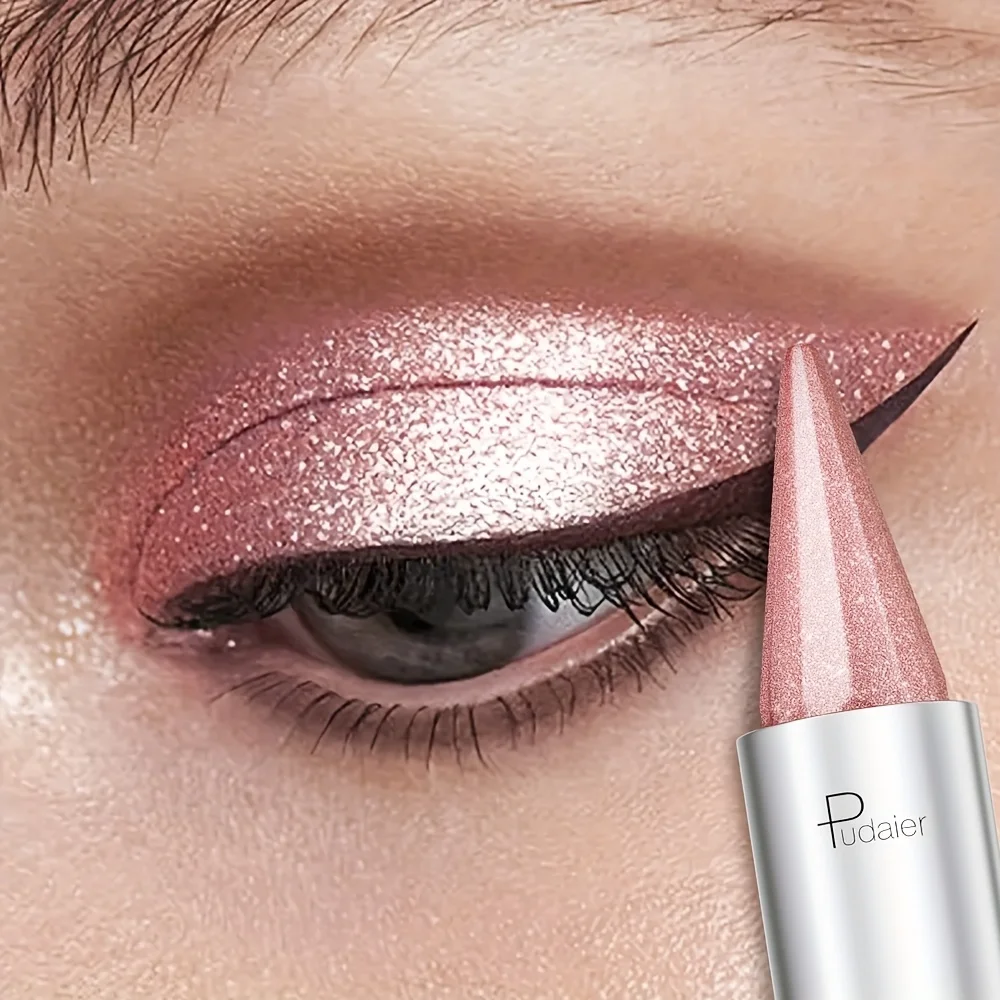 Stylo fard à paupières scintillant imperméable, imperméable et résistant à la sueur, longue durée sans bavures, pas facile à enlever le maquillage