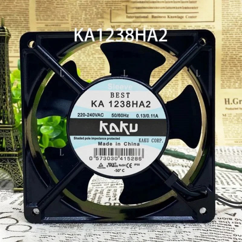 

L для KAKU 120*120*38 мм KA1238HA2 220 В 0,13/0,11 А 50/60 Гц IP55 Осевой охлаждающий вентилятор