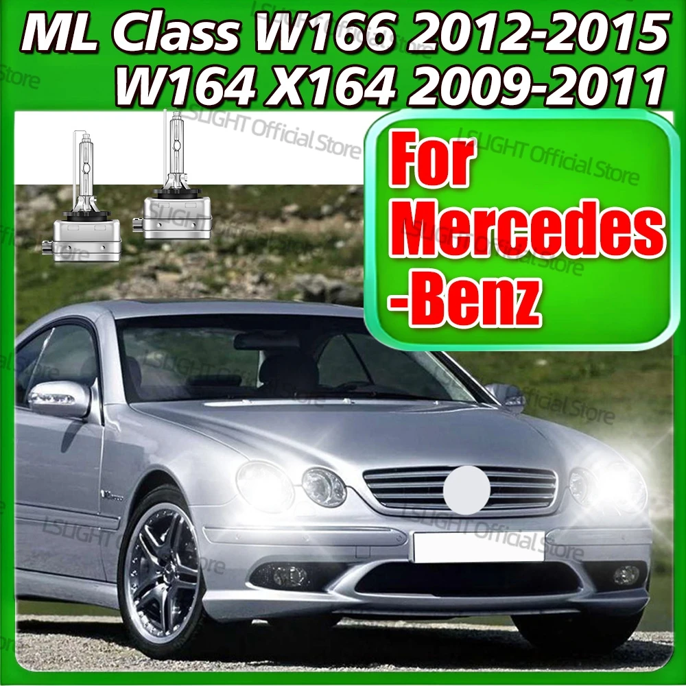 

2x Car HID Xenon Head Lamp D1S D1 35W 6000K 8000K 10000K For Mercedes-Benz ML Class W166 2012-2015 W164 X164 2009-2011 Plug&Play