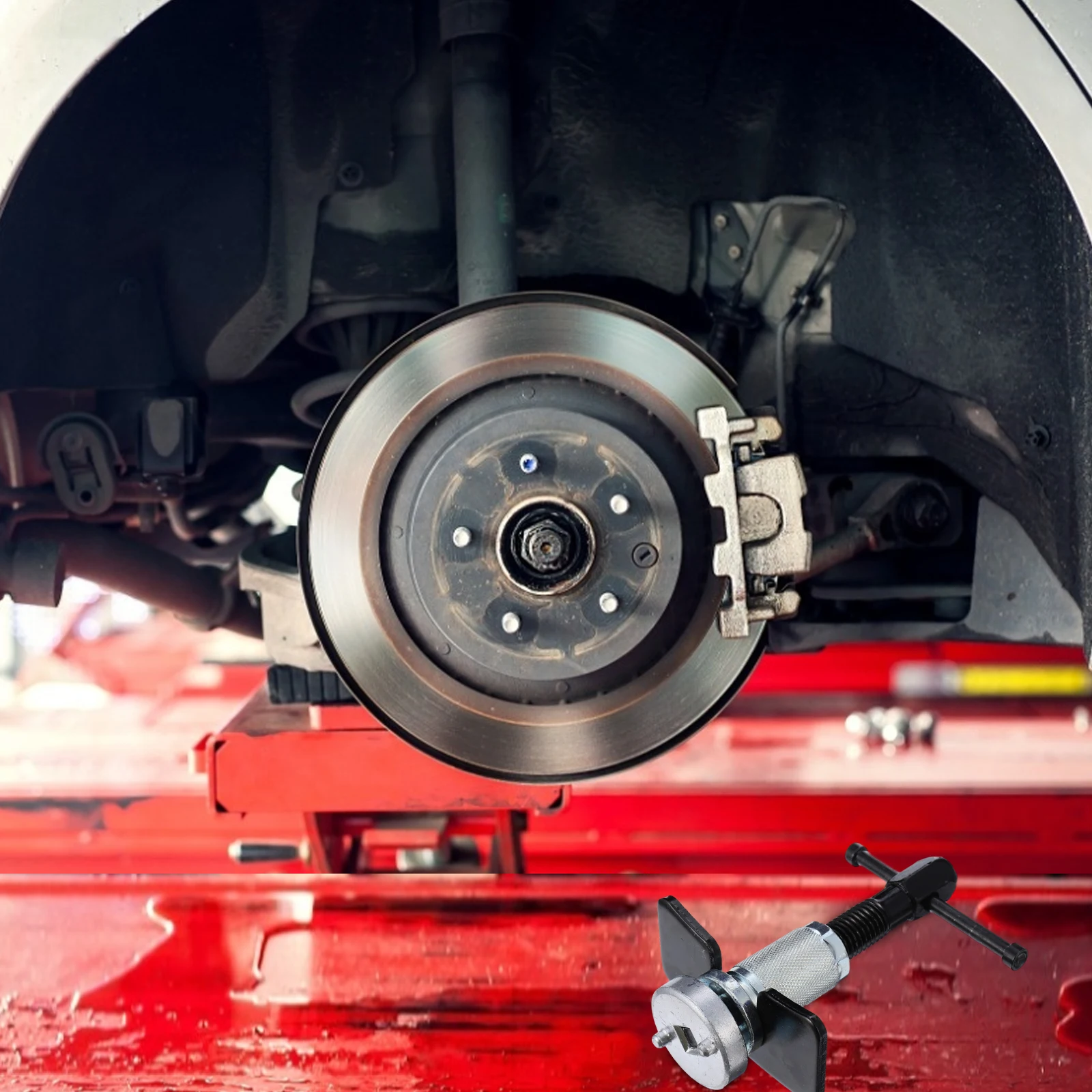 

1 set 1 Set Auto Brake Caliper Piston Tool Kit Durable Long Service Life Easy Operation Disc Brake Separator Spreader