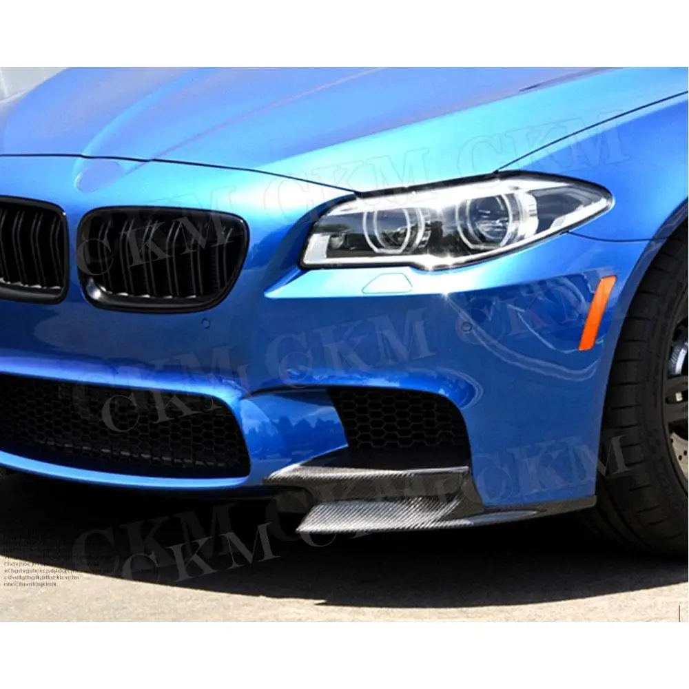 مآزر شفة أمامية من ألياف الكربون لسيارة BMW 5 Series F10 M5 المصد 2011-2017 FRP رئيس الذقن رفرف Cupwings تصفيف السيارة