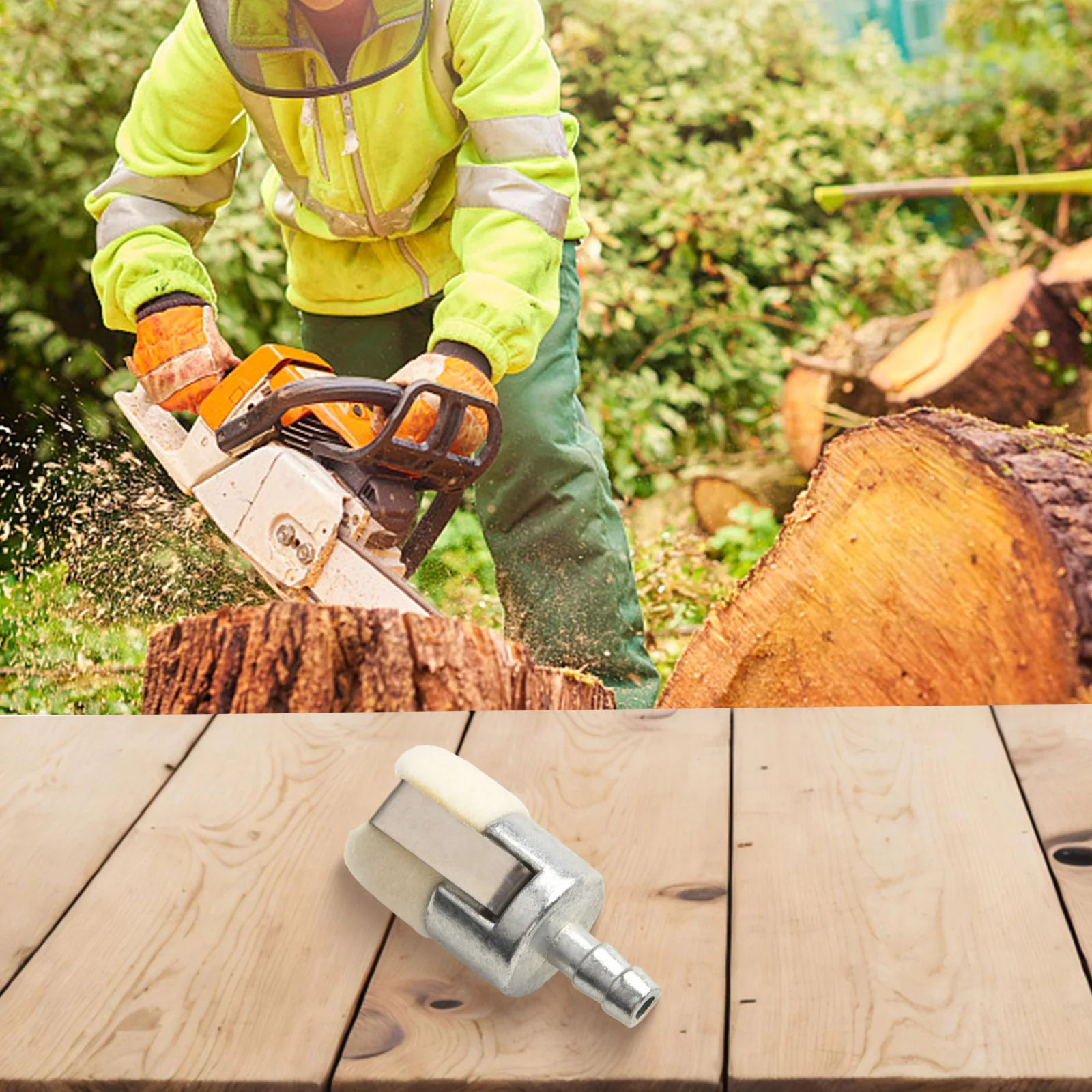 Nuovissimo filtro del carburante Accessori da giardino Attrezzo da giardino HHB25 HHH25 Affidabile da usare Motori17672Z0H003 Attrezzatura da giardino