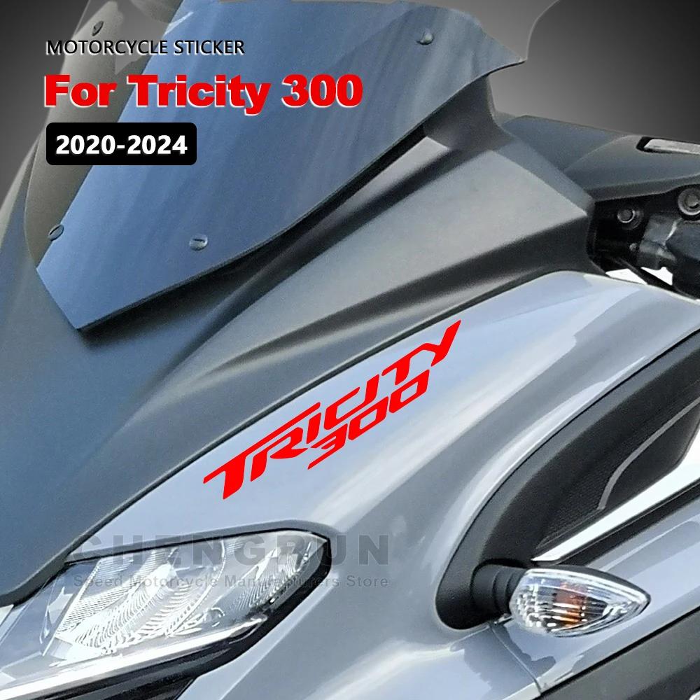 Stiker motor Decal tahan air untuk Yamaha Tricity 300 aksesoris 2024 2023 2022 2021 2020 Tricity300 stiker sepeda motor