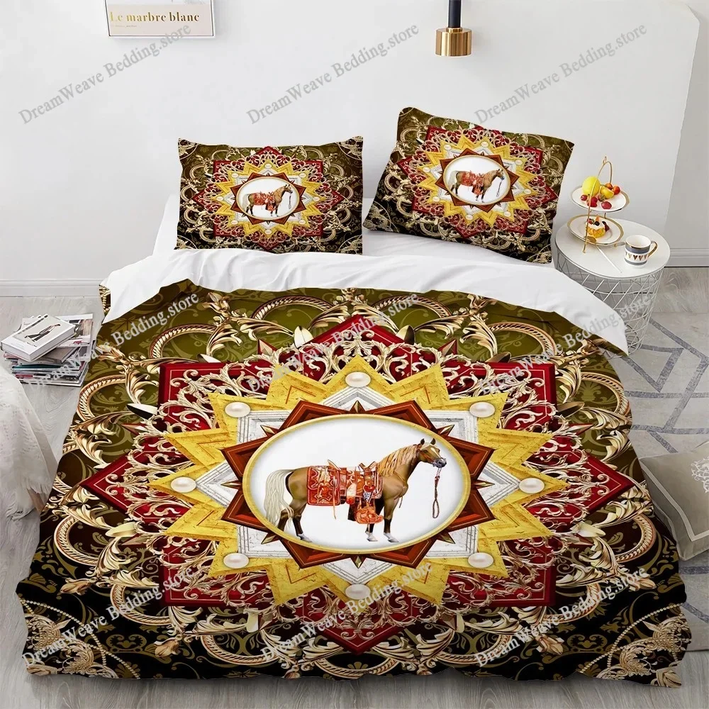 

Boho Datura Flower Bedding Set Duvet Cover 3d Bedding Fashion Design Decoration King Duvet Cover Set Double Bed Set Bedding Sets
