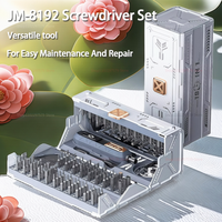 JM-8192 180-IN-1 Precision Cordless Electric Screwdriver Set Magnetic Bits Mobile Phone Glasses Electronic Repair Tools