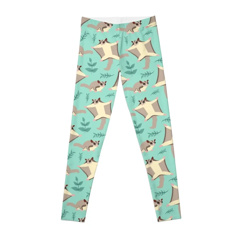 

Sugar Glider Pattern Leggings for girls gym's clothing Women's pants Womens Leggings