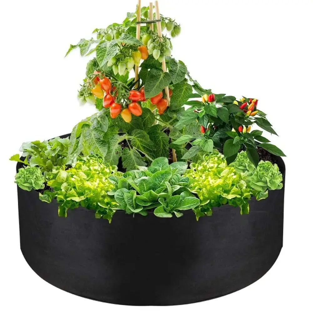 10/30/40/50/100 Gallon Felt Garden Planting Bag Garden Tools 10/30/40/50/100 Gallon Grow Bag with Handles Plant Nutrition Bag