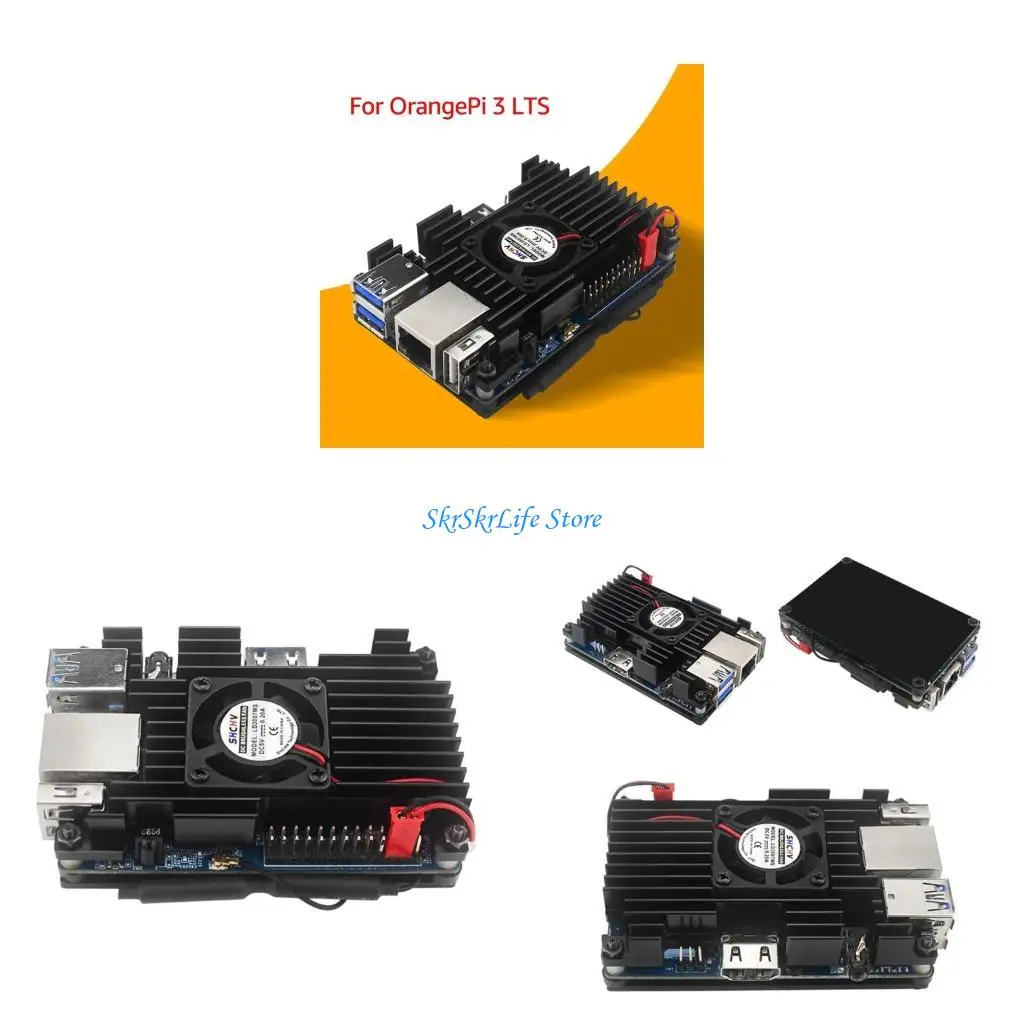 

E65E Case for Orange 3 Lts for Cooling Fan Heat Dissipation Enclosure Aluminum