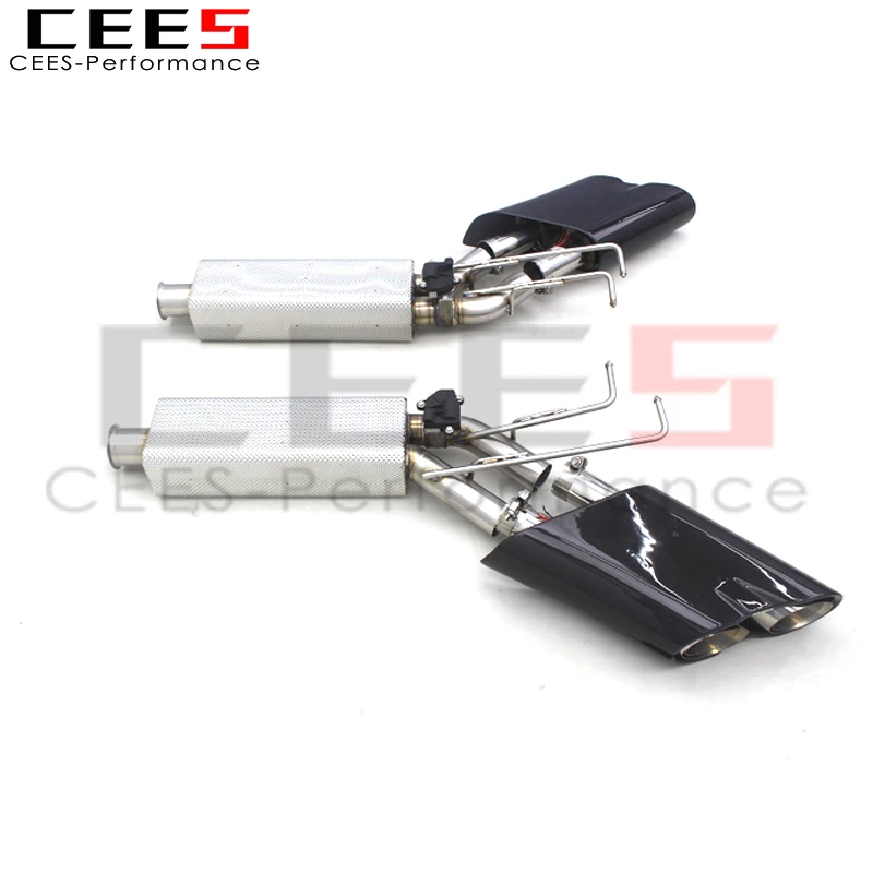 CEES Stainless Steel Catback Exhaust For Mercedes-Benz G500/G550 W463A/W464 Escape Exhaust Muffler With Led Exhaust Tips view 3