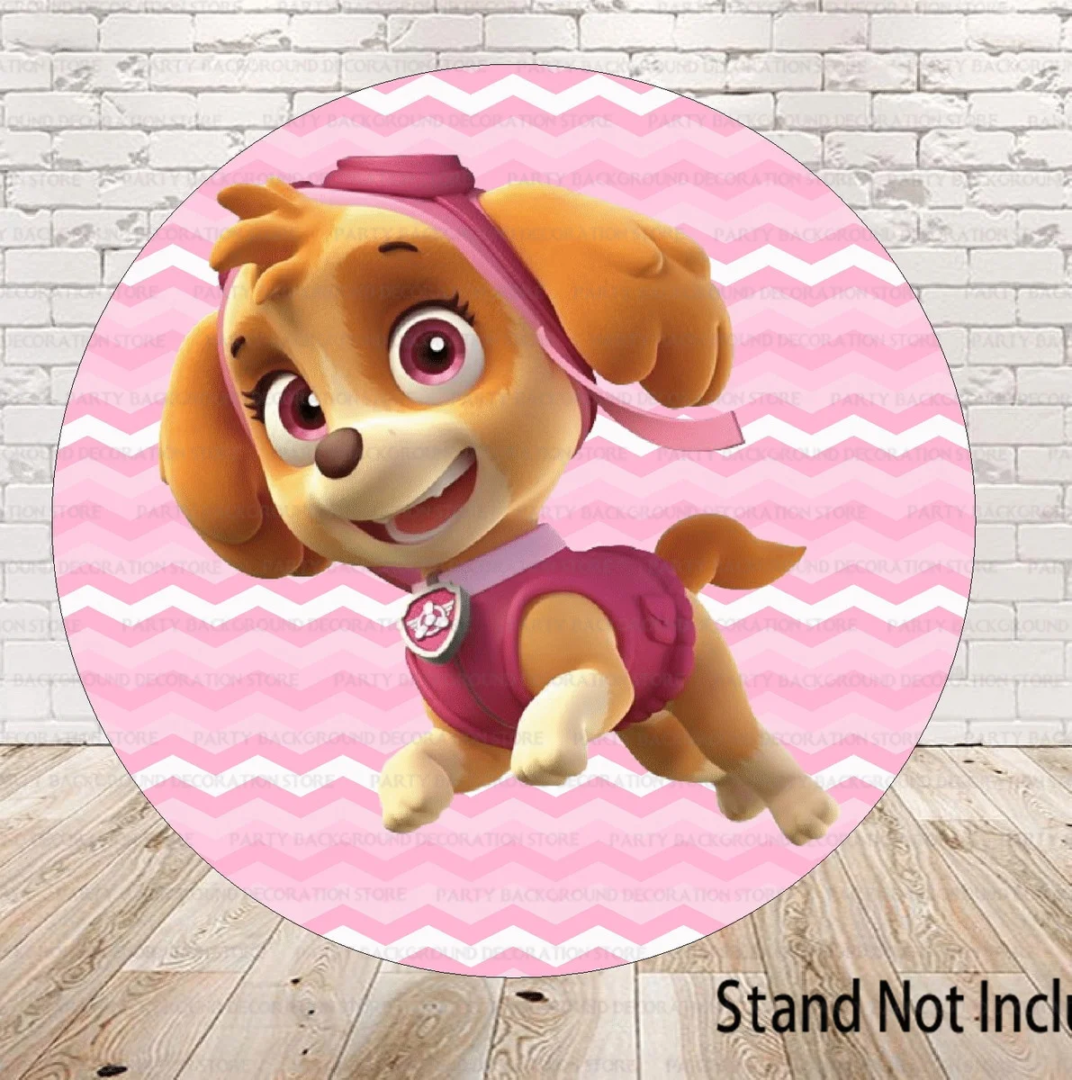 Paw Patrol Flying Skye Snow Rescue Dog Everest Cartoon Girls Ryder, telón de fondo para fiesta de cumpleaños, Rocky Rubble Baby Shower