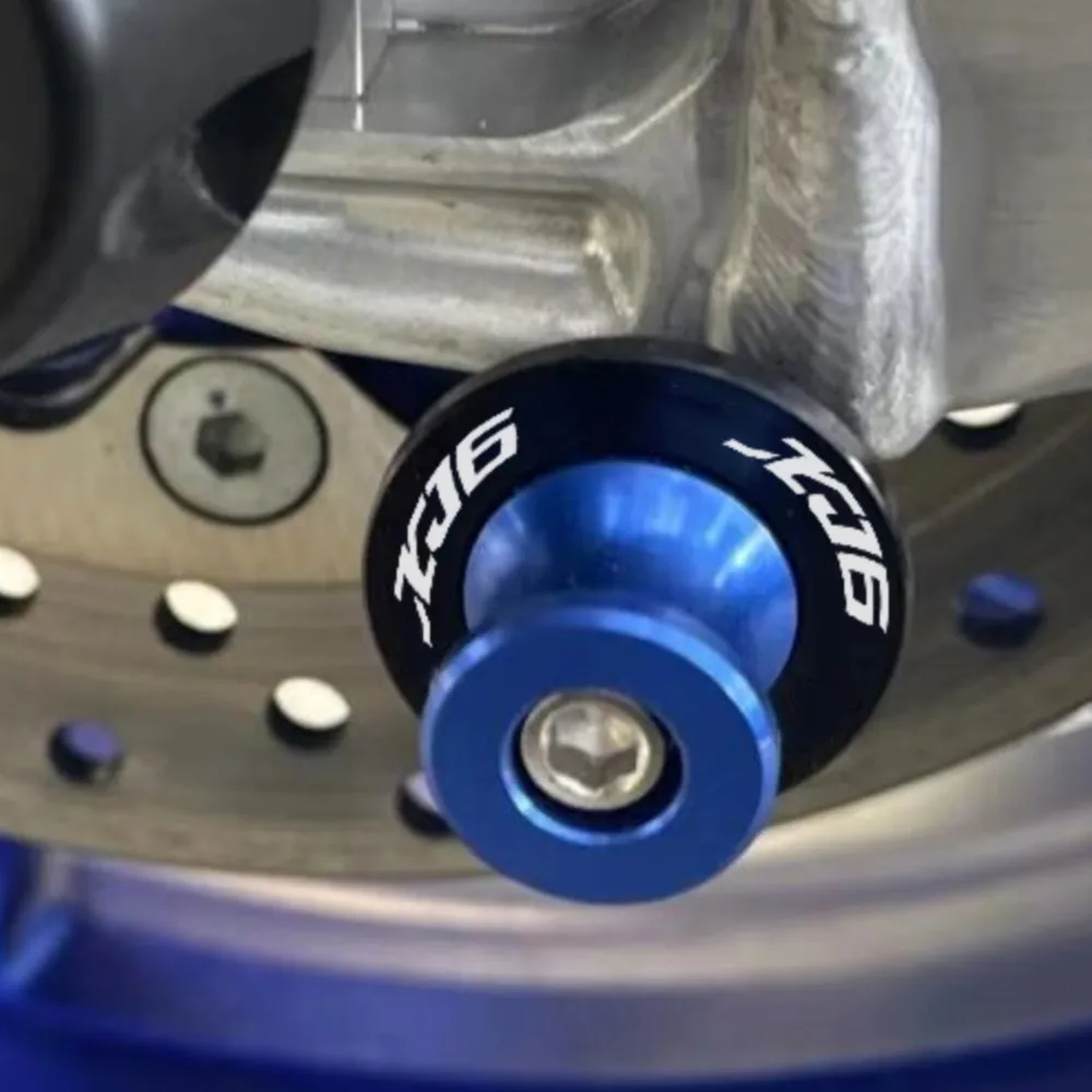 Carretéis de alumínio para motocicleta, parafusos de suporte deslizante para yamaha xj6 desvio xj 6 2009- 2025 2024 2022 2021 2020 2019 2018
