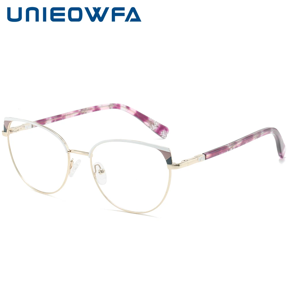 Cat Eye Prescription Glasses Women Optical High Myopia Eyeglasses Ladies Multifocal Progressive Bifocal Spectacles Female Brand