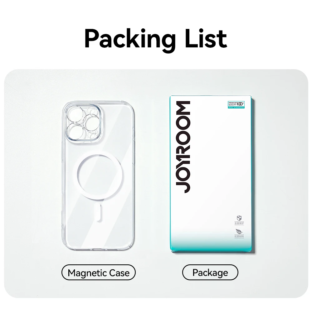 Joyroom für iPhone 18 17 Pro Max Klare Hülle Kompatibel mit Magsafe Anti-Gelb Magnetische Handyhülle Transparente Hartschale für iPhone – Detail 11