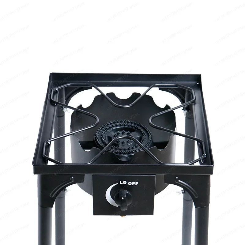 High Power Portable Propane Gas Stove, Outdoor Camping Cooktop Liquefied Gas Burner for Hiking BBQ Picnic