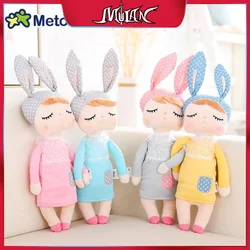 Metoo Original Boneca Personalizada 34cm Angela Retool Deer Nome Decoração do quarto Squishy Abraço Casamento Graduação Plush Toy Baby Kids Gift