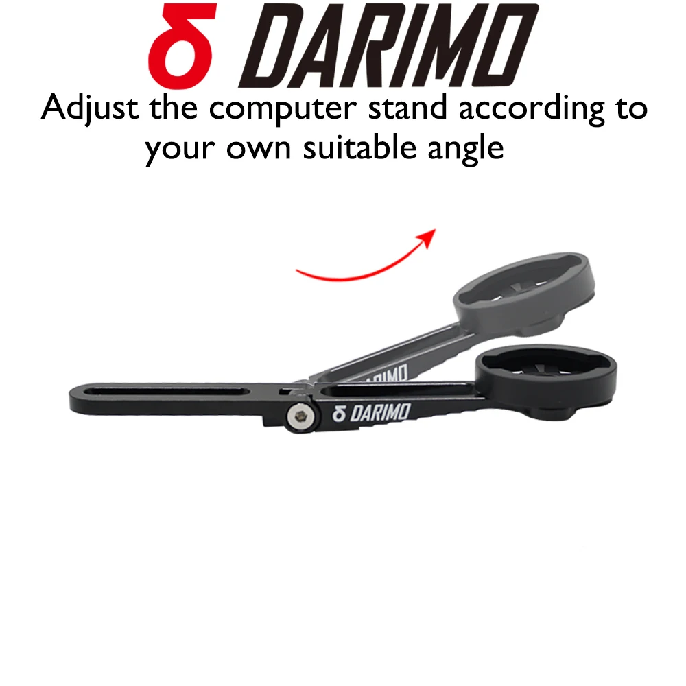 

DARIMO bicycle computer holder, front extension bracket, adjustable, compatible with Garmin/Wahoo/Bryton, bicycle accessories