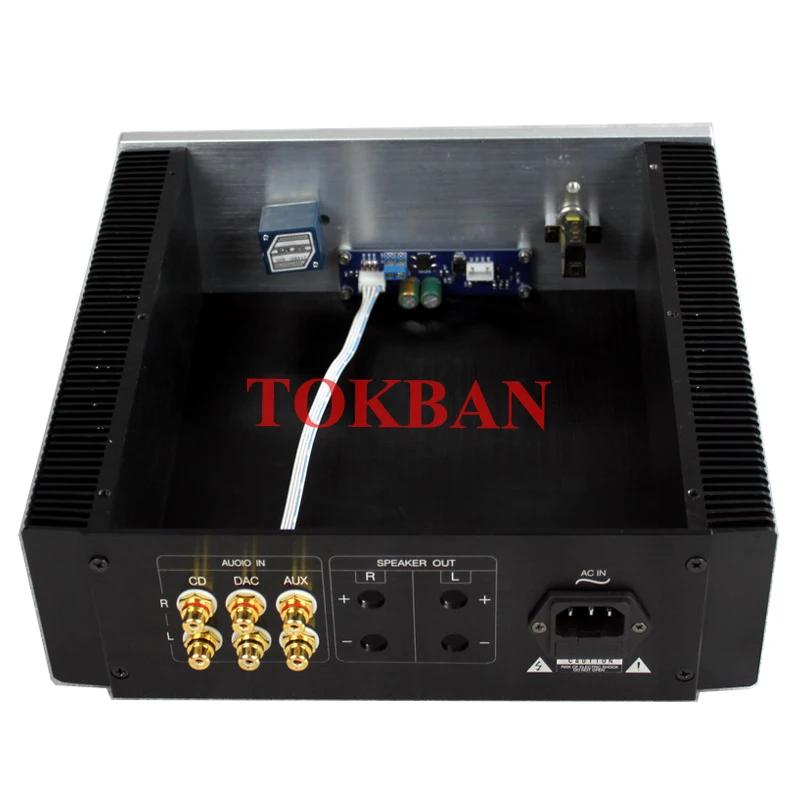 غلاف مضخم صوت HiFi من Tokban ، هيكل كامل من فئة الألومنيوم مكبر صوت ، هيكل ذاتي الصنع ، WA17 ، * 90 *