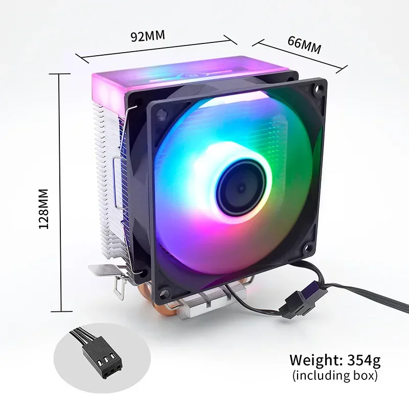 Optimal Cooling Performance CPU Air Cooler for LGA115X17XX with Real Time Status Updates and Efficient Heat Transfer