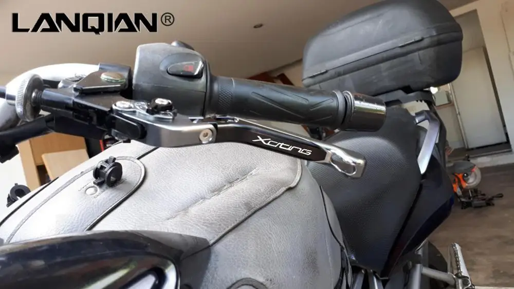 For Kymco Xciting 250 300 400 500 ALL Year Motorcycle Adjustable Folding Handle Lever Brake Clutch Levers Aluminum 2024 2023 22