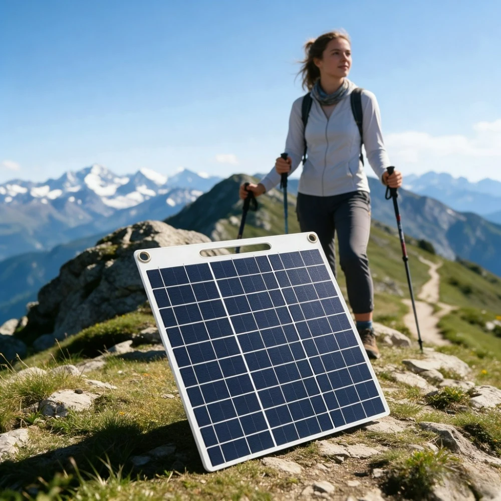 Portable Water Resistant Solar Panel 15W 20W 5V Dual USB Fast Charging Outdoor Emergency Charger for Camping Hiking RV Backpack