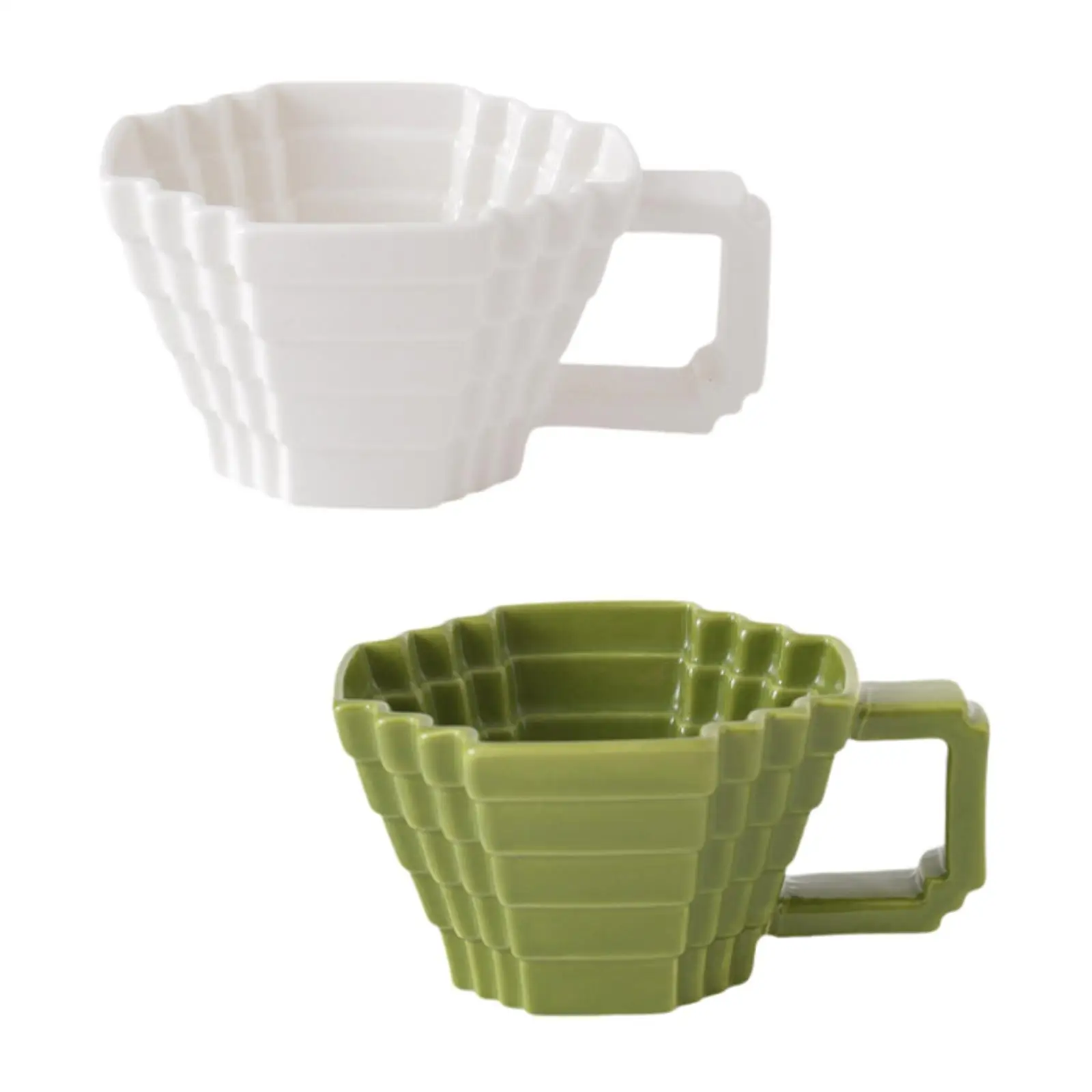 

Ceramic Coffee Mug Comfortable Grip Breakfast Mug for Wedding Party Camping
