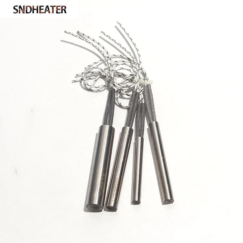 

SNDHEATER 310SS Heating Resistance Element 220V 20x50-300mm Cartridge Heater 400-1500W Single End Mould Heating Tube 5pcs/lot