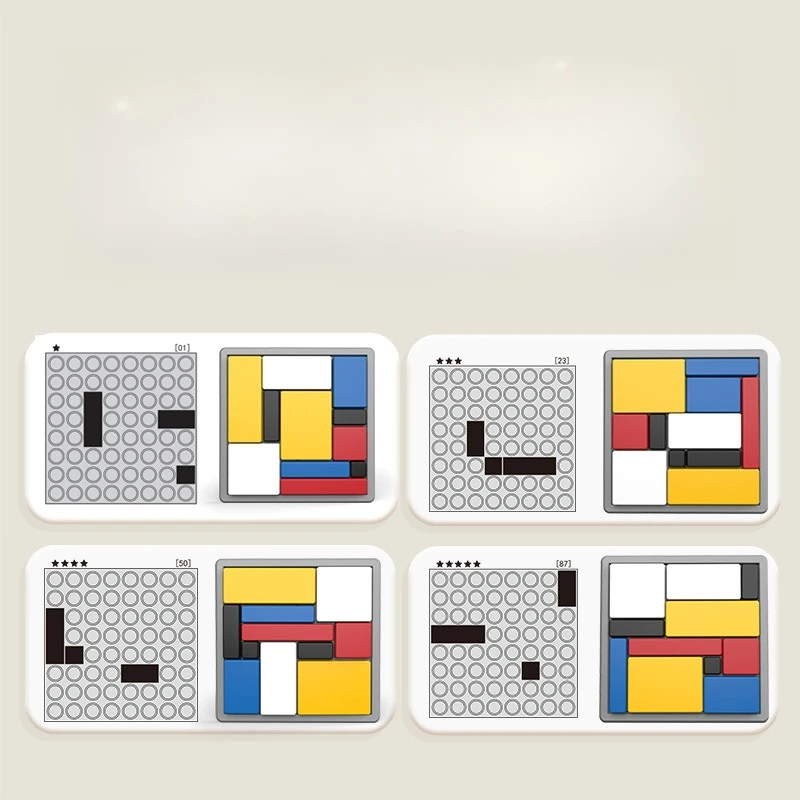 ปริศนาเชิงตรรกะ การฝึกการคิด เกมตัวต่อบนโต๊ะ การศึกษาสำหรับเด็ก การพัฒนาทางปัญญาแบบโต้ตอบ