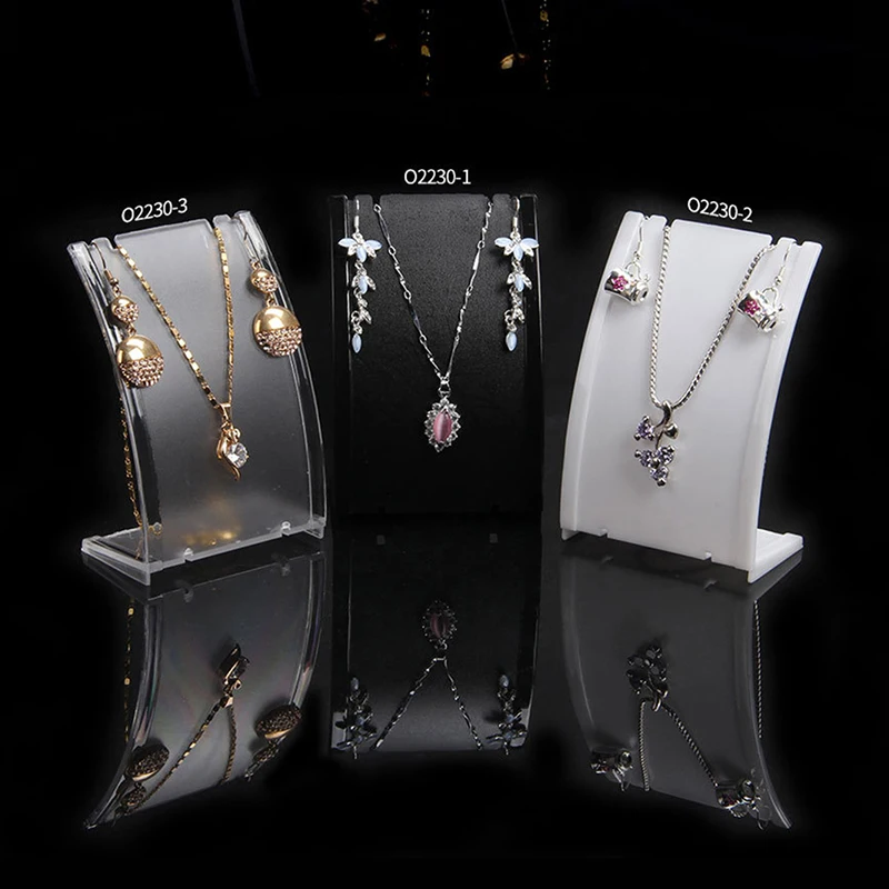 Display Jewelry Necklace Holder Earring Necklaces Bust Mannequin Pendant Chain Organizer Stand Hanging Storing