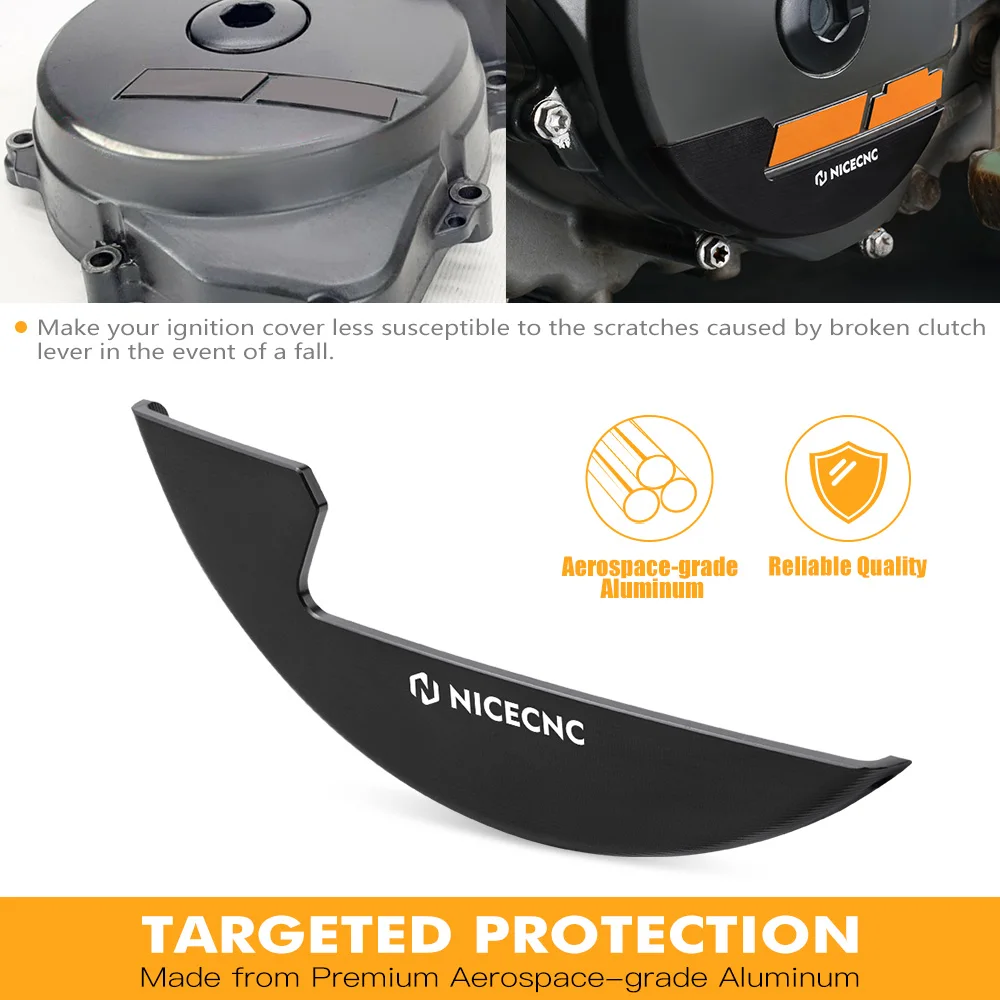 For 08-25 KTM 690 Enduro R 690 SMC R Ignition Clutch Cover Protector for Husqvarna 701 Supermoto 701 Enduro Vitpilen Svartpilen view 5