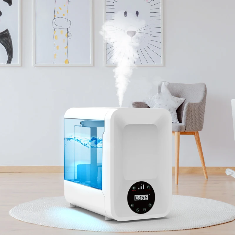 

Bedroom Large Room Household Humidifier, 5L Indoor Plant Cold Mist Air Evaporator with Humidity Sensor