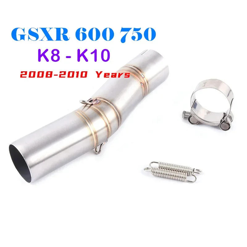Motorcycle Exhaust For Suzuki GSXR 600 750 K6 K7 K8 Modified Exhaust Muffler Escape Middle Link Pipe