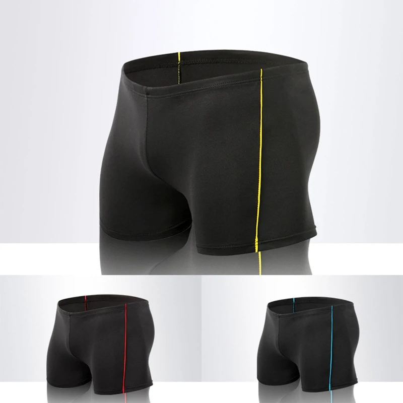 Spandex Swimming Trunk for Men and Boys, Training Swimsuit, Beach Shorts, Swimwear