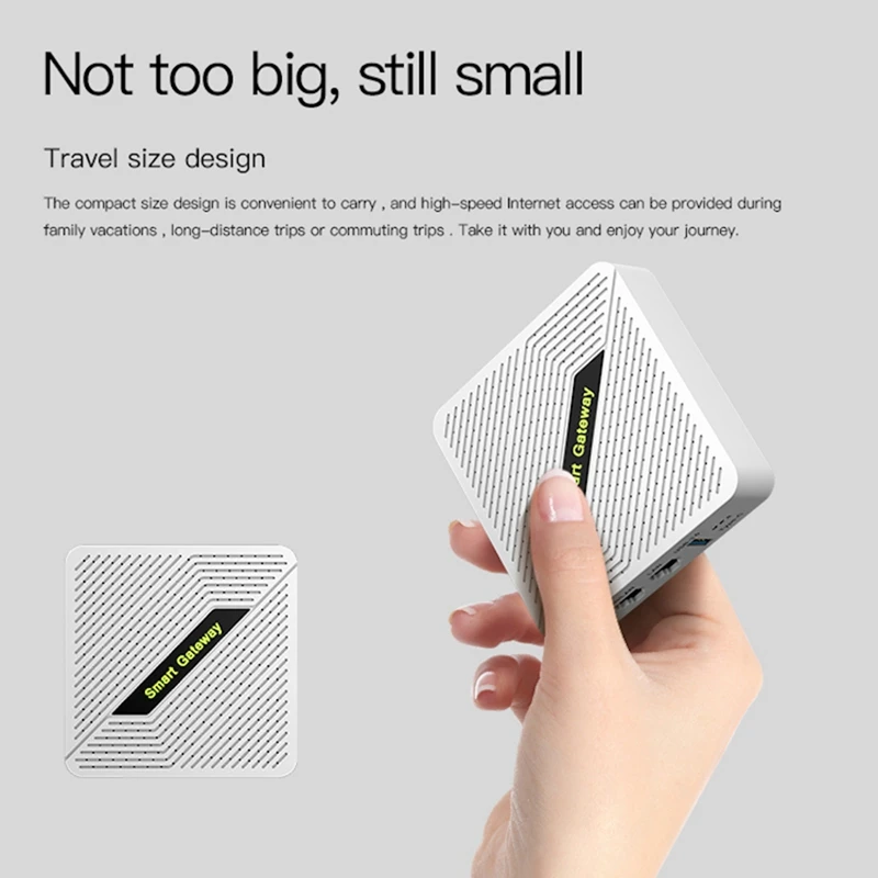 Mini Wifi6 Router AX1800 Dualband 2.4/5Ghz Router Gigabit Portable Routers For Starlink Wirelessrepeater Wifi Bridge(US)