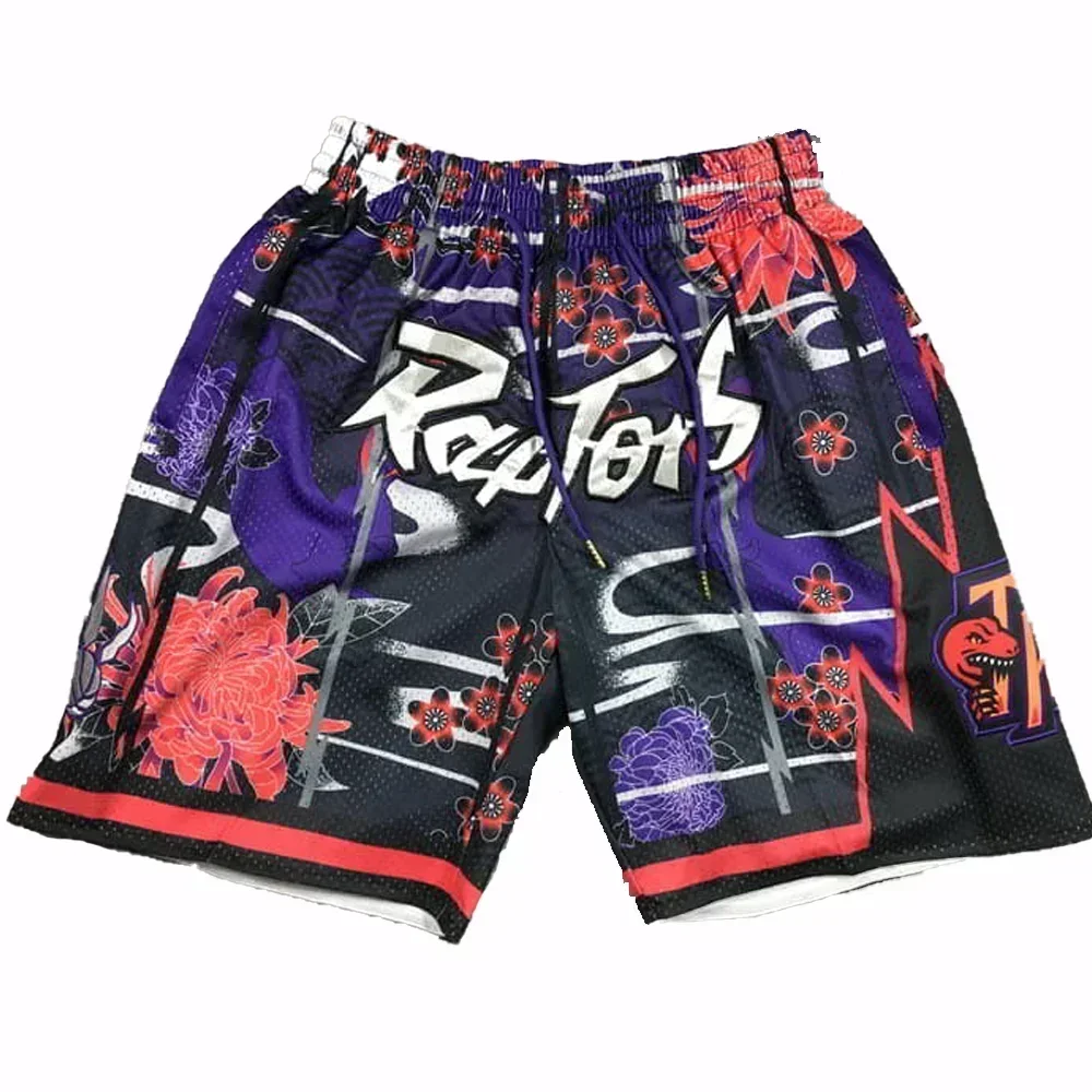 Basketball Jersey Shorts Adult Basketball Training Shorts Men\'s Summer Sports Shorts Canada Toronto Shorts Suit Shorts Raptors