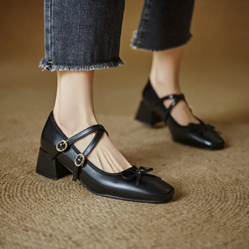 

2025 Brand New Glamour Black Gold Women Pumps Hot Pointed Toe Med Heels Office Lady Nude Shoes Plus Small Big Size 32 43 46