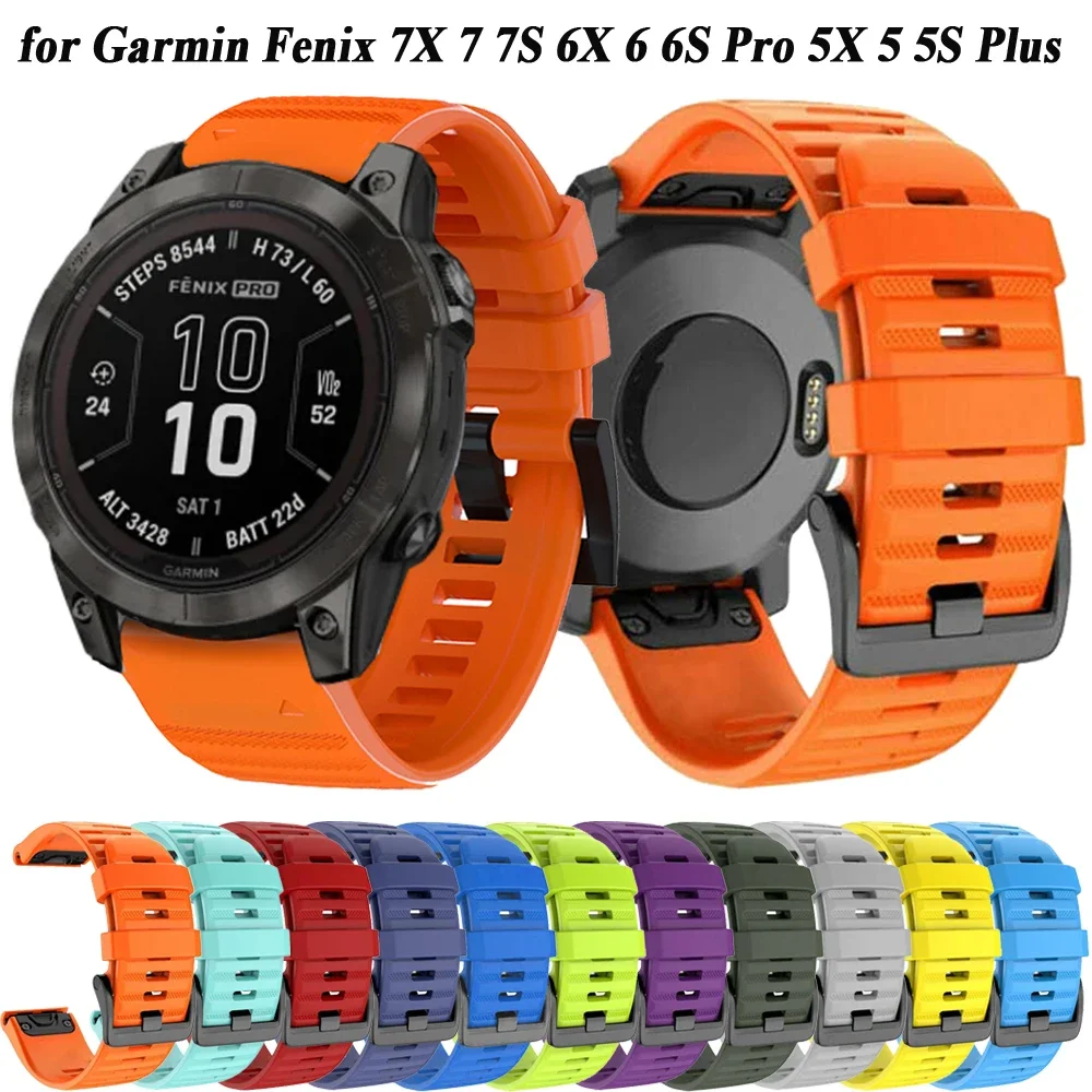 

26 20 22mm Quickfit Watch Strap For Garmin Fenix 7X 7 7S 6X 6 6S Pro 5 5X 5S Plus Forerunner 935 945 Smartwatch Wristband Correa