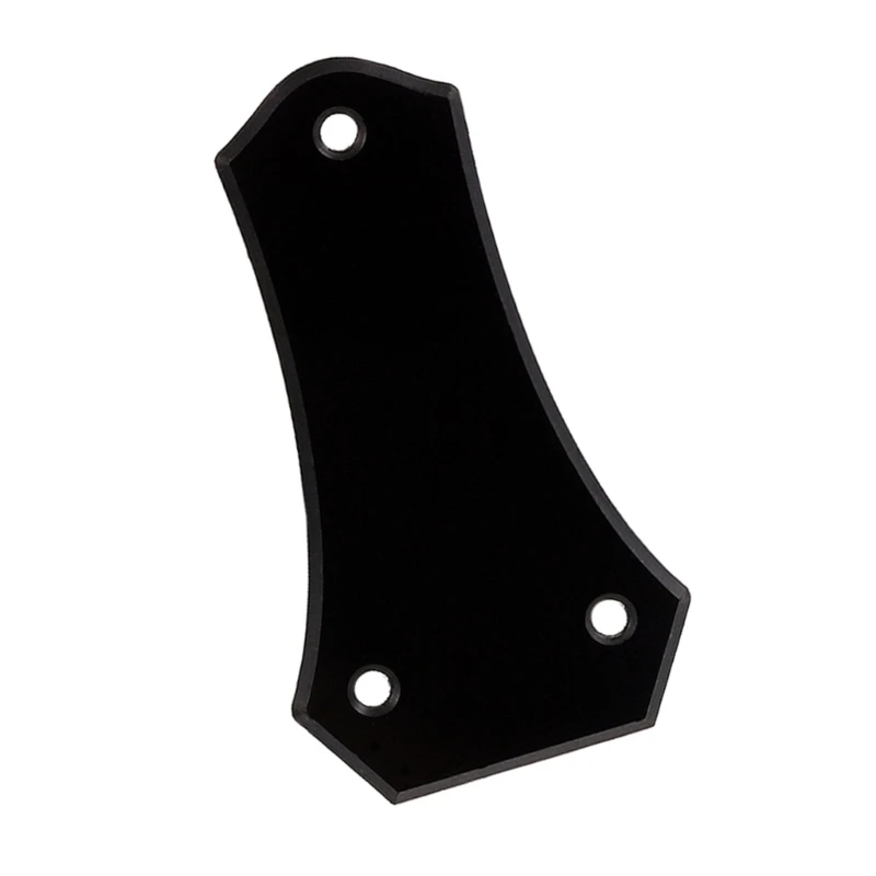 Guitar Trusses Rod Cover with 3 Holes, Trusses Rod Cover Bullnose Shaped Trusses Rod Cover Replacement for Guitar Bass