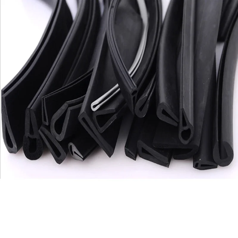 1meter U Channel Rubber Edge Moulding Trim Weather Strip Car Door Protector Edge Guard Rubber Sealing