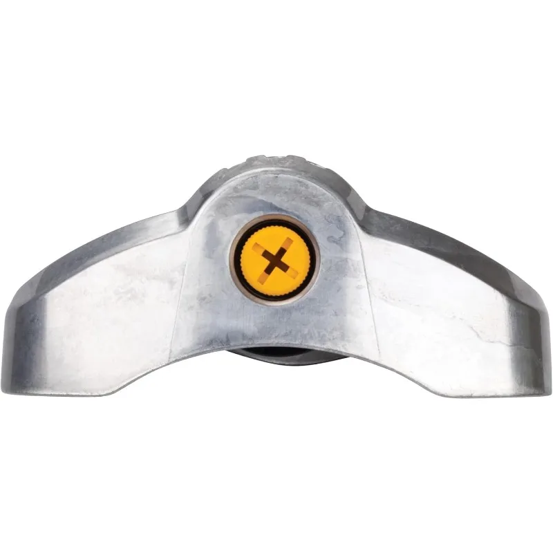 65154AMZ XT Turbo Oscillating Spinkler، قاعدة معدنية، 4,500 مربع. قدم، حزمة توصيل سريعة، 3 اتجاهات قابلة للتعديل، أسود، أصفر #2