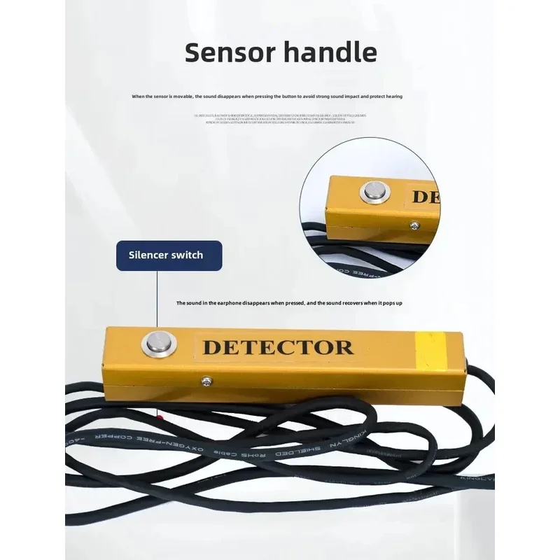 كاشف تسرب المياه الإلكتروني F999L لأنابيب المياه، كاشف تسرب المياه للأنابيب الصناعية تحت الأرض #3