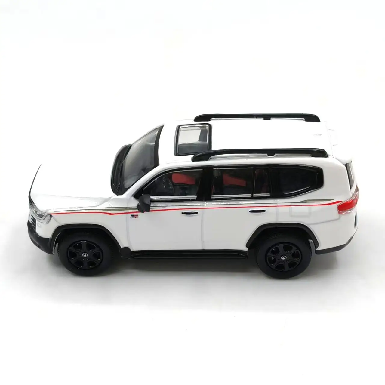 ダイキャスト 1:64 スケールトヨタランドクルーザー LC300 GR-5 合金車モデルグッズおもちゃギフトお土産ディスプレイ飾り